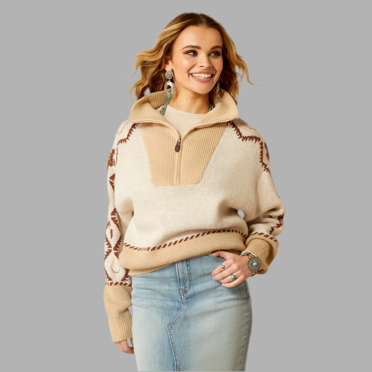 Chamarra Dama Ariat WILD WEST SWTR 10052607