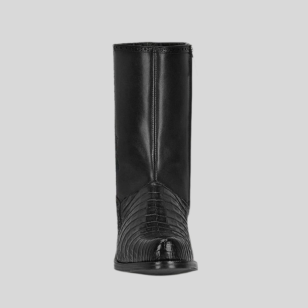 Botin Cuadra Caballero #827FWTS Caiman Negra.