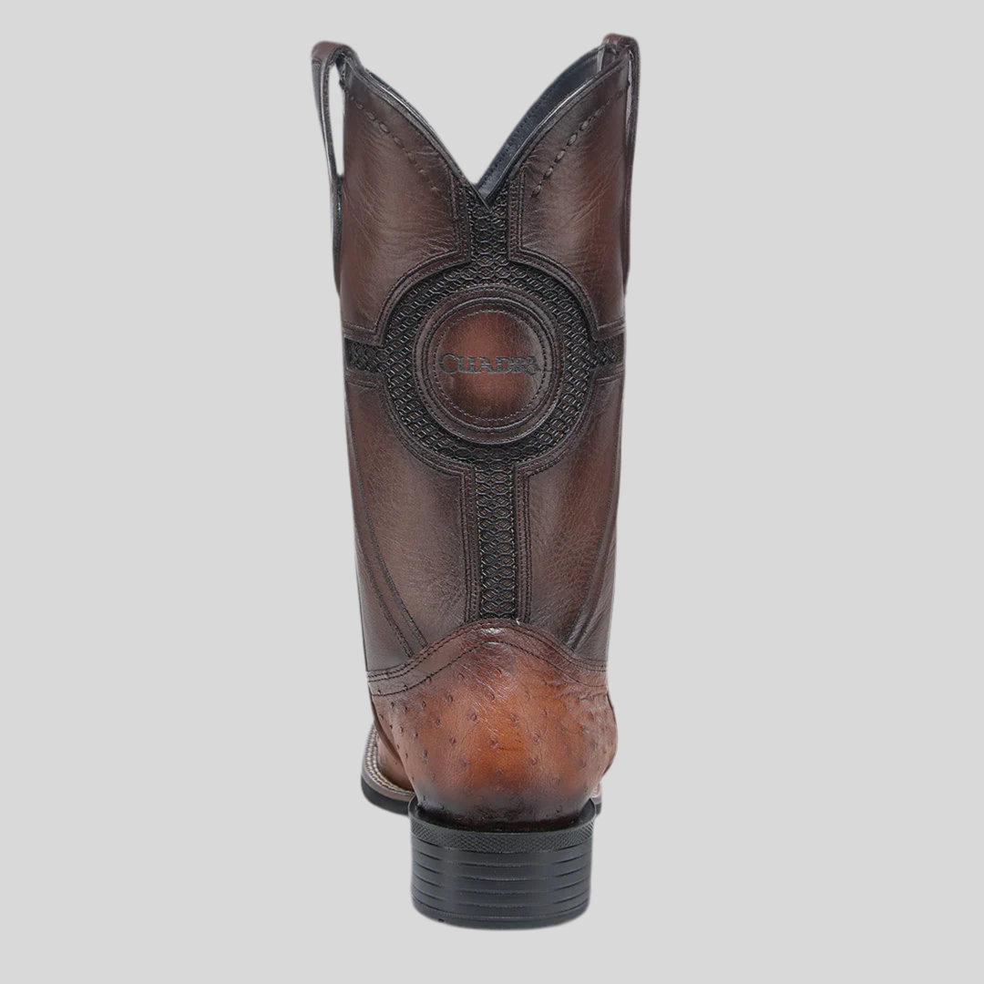 Bota Cuadra Caballero #3Z2SA1 Avestruz Brandy