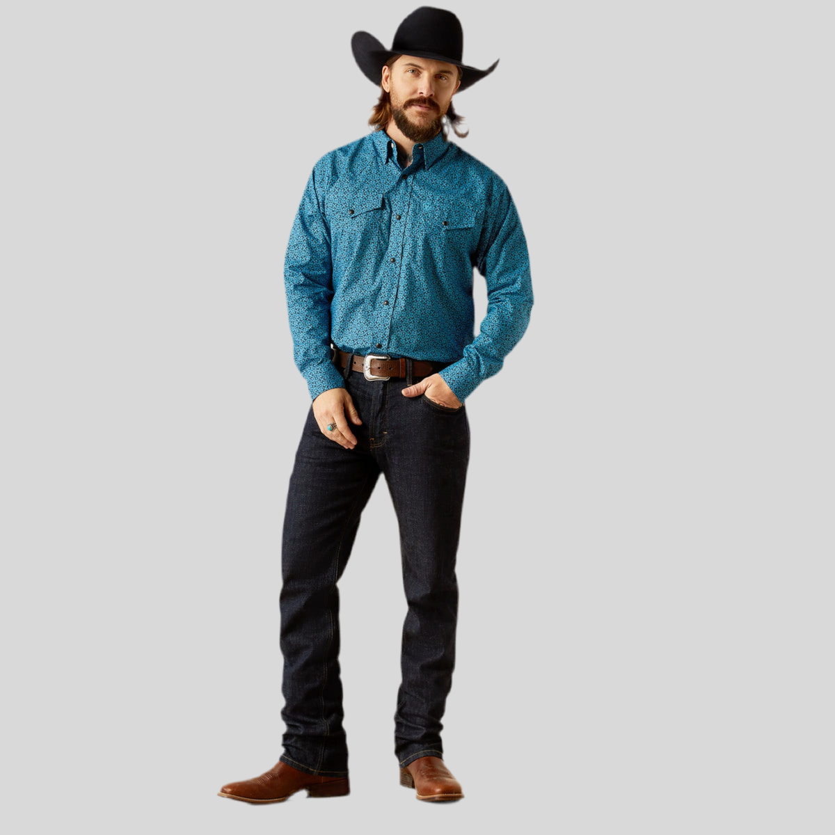 Camisa Ariat Woodrow corte clasico 10053915
