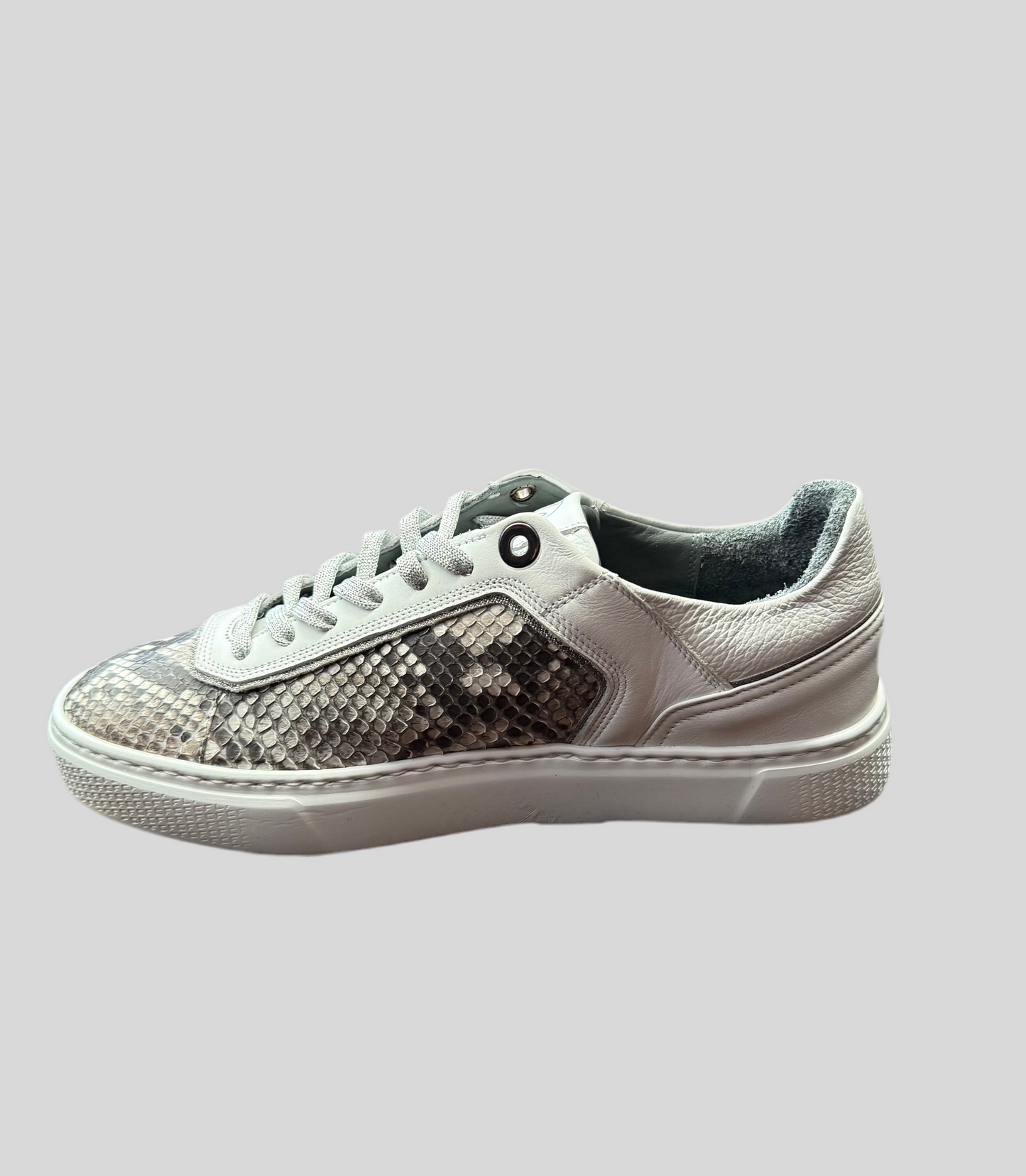 Zapato Cuadra Dama #45EPBPN Piton R/Vaquilla Pandora Beige.