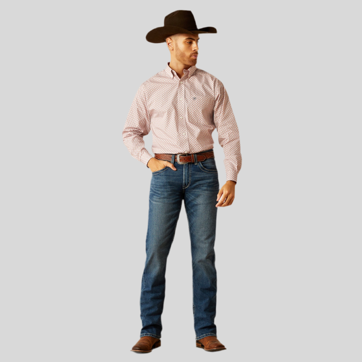 Camisa Ariat Libre De Arrugas Larson Corte Clásico 10052384