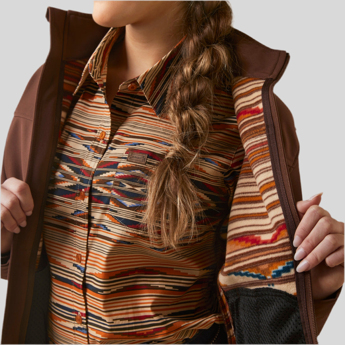 Team Logo Softshell Chimayo JKT Sahaved Chocolate 10046017