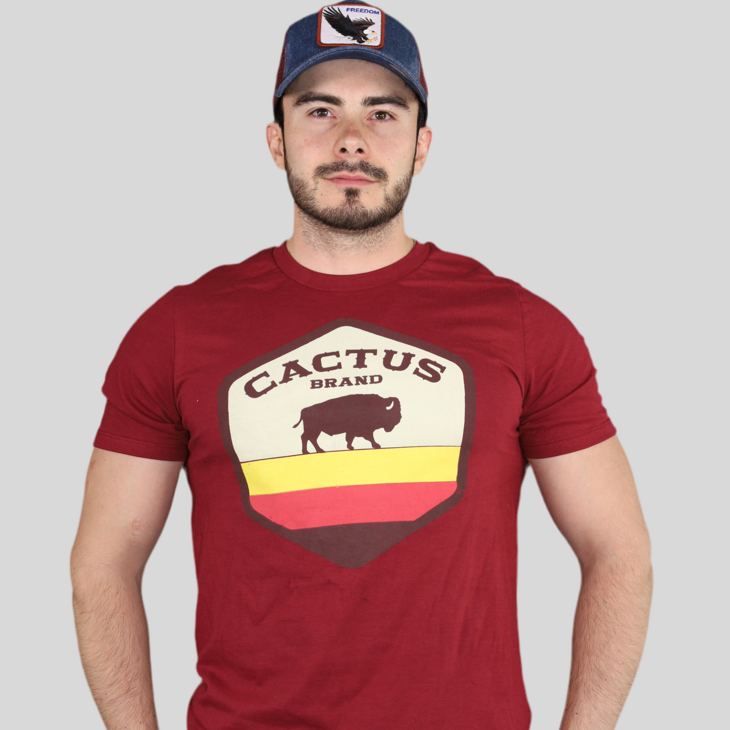 Playera Cactus Brand Bisonte
