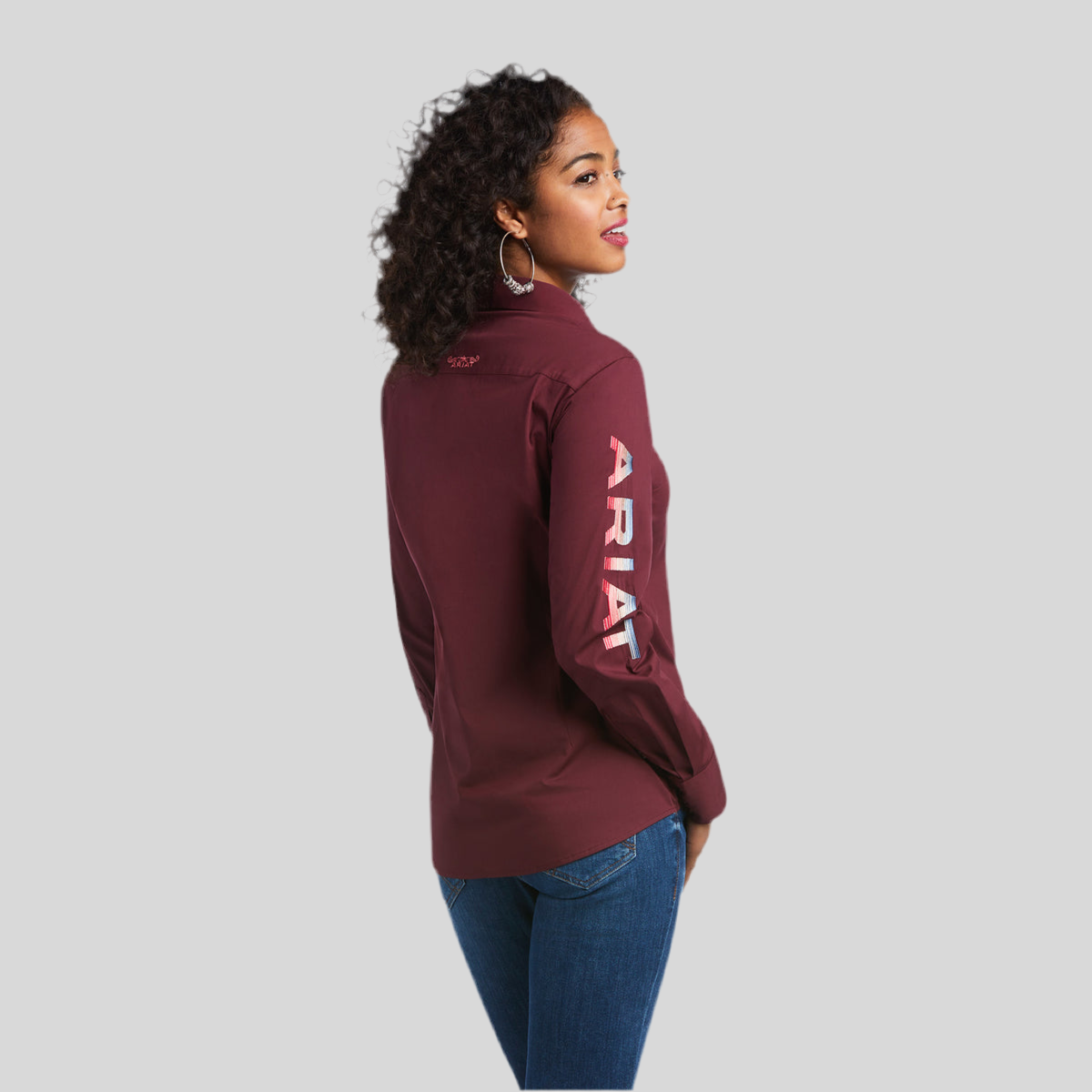 Camisa Team Kirby Stretch Zinfandel 10039458