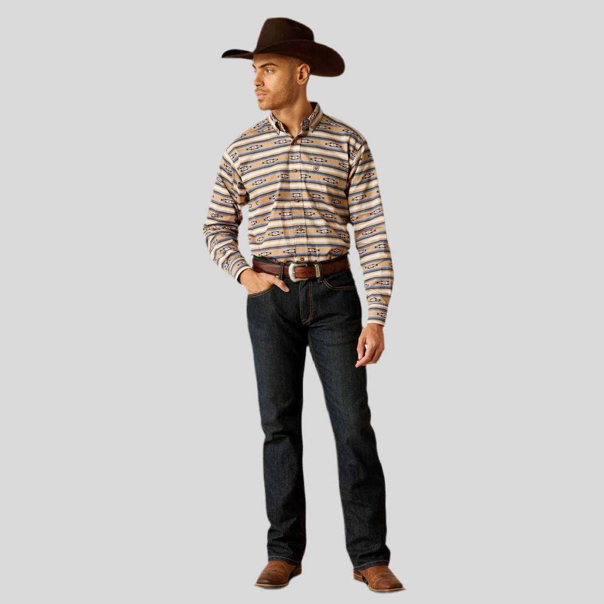 Camisa Ariat Trace Corte Clásico 10052616