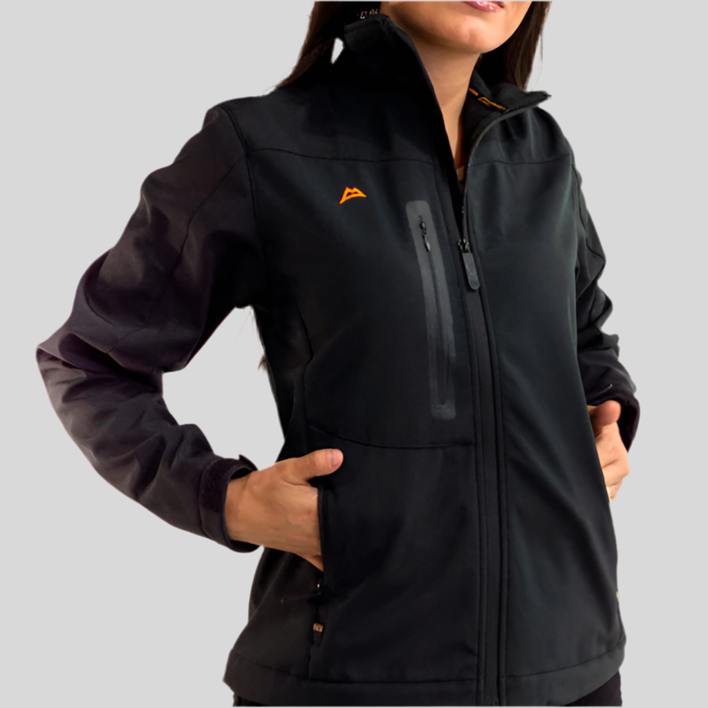 Chamarra Dama Icy Denver Black/ Orange WJ1995-SP1-2