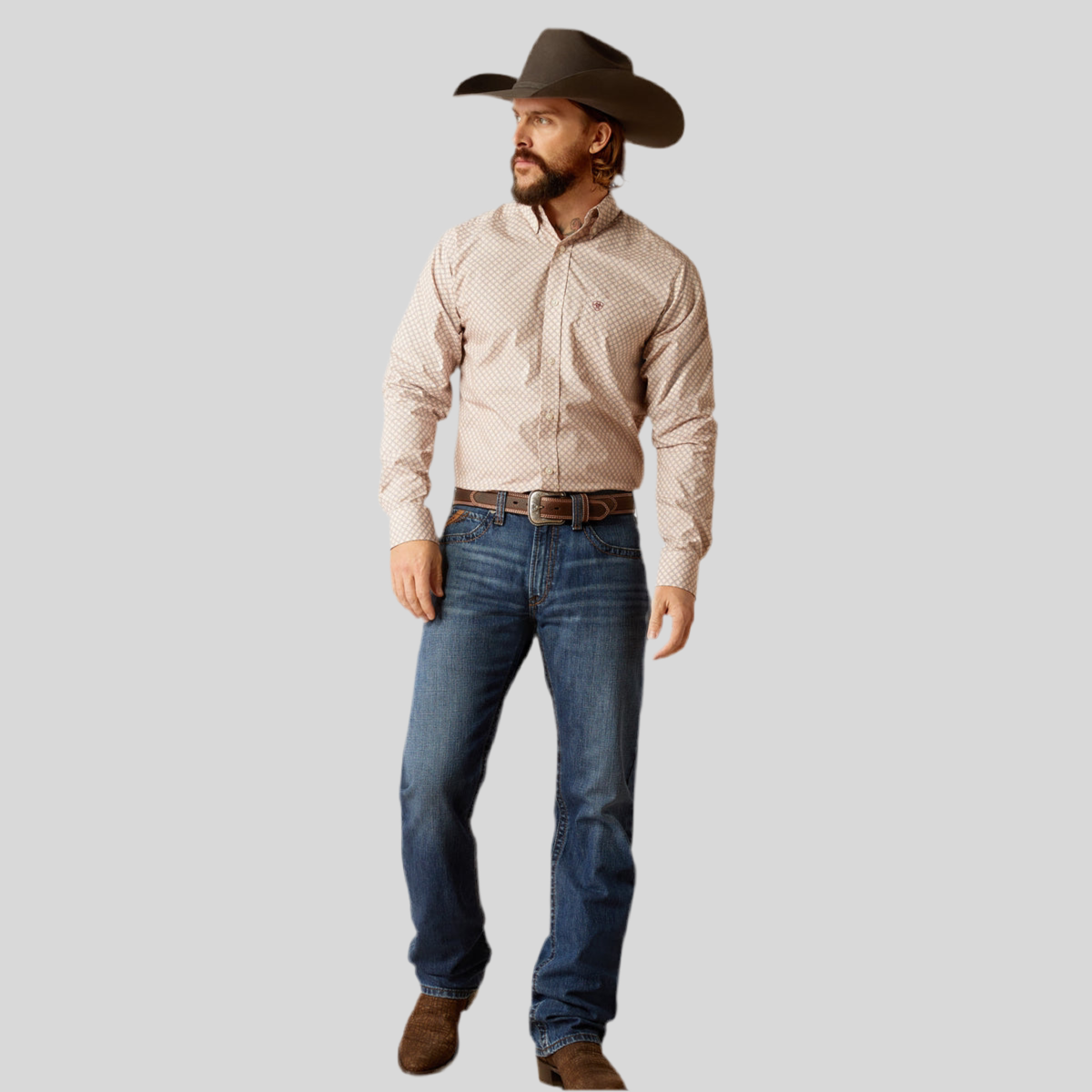 Camisa Ariat Titus Corte Fitted 10052366