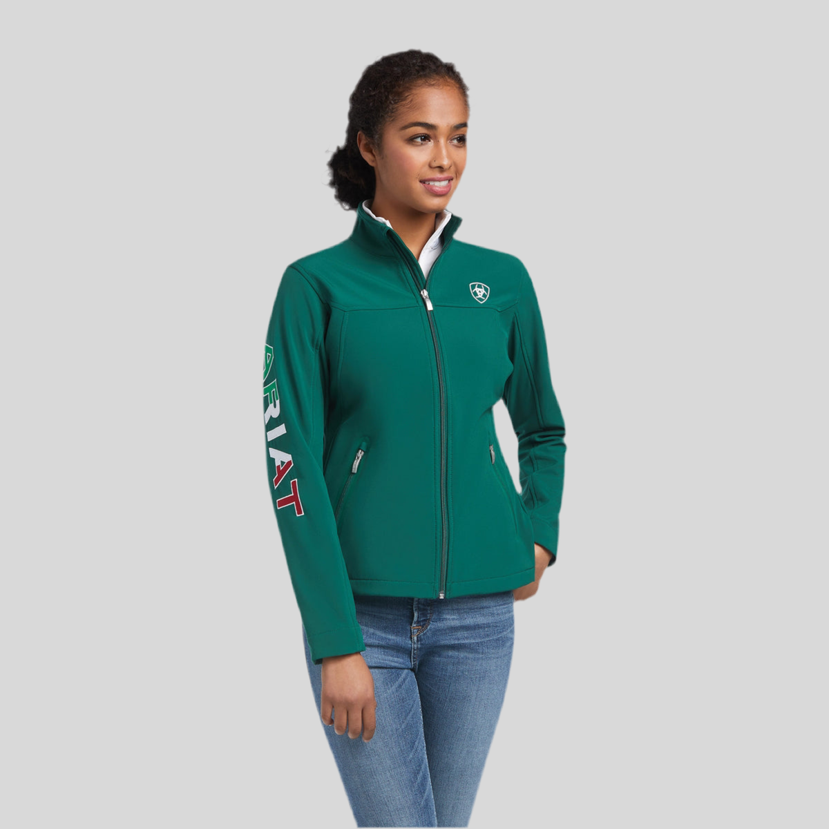 Chamarra Softshell Team México Verde 10039460