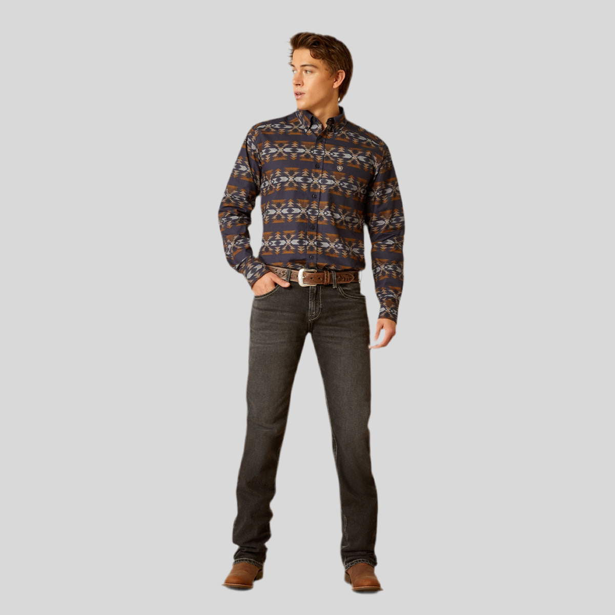 Camisa Ariat corte fit 10052365
