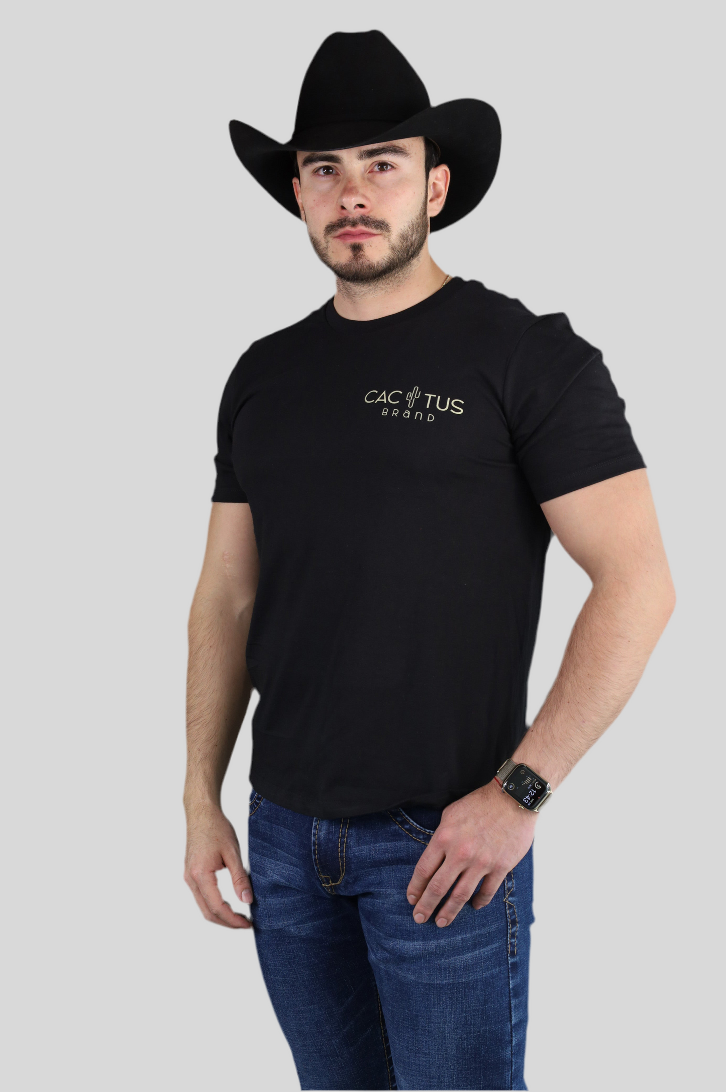 Playera Cactus Brand Black