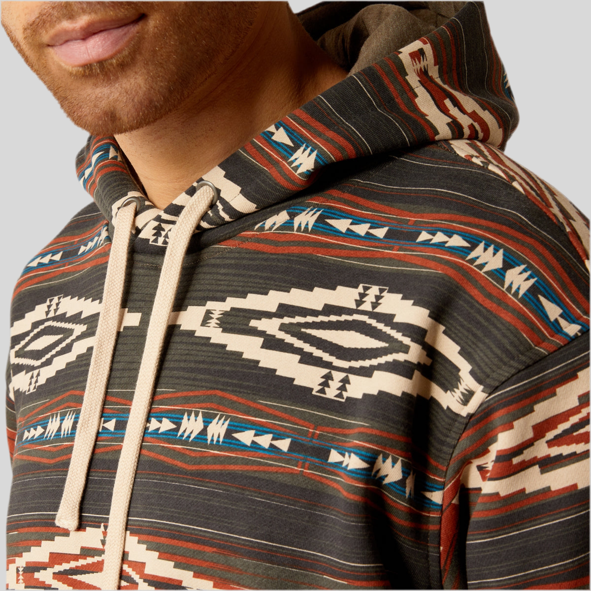 Color Block Hoodie Brindle 10052452