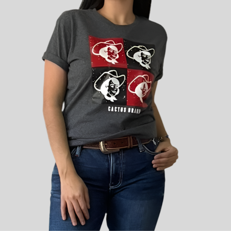 Playera Cactus Brand Pop Art
