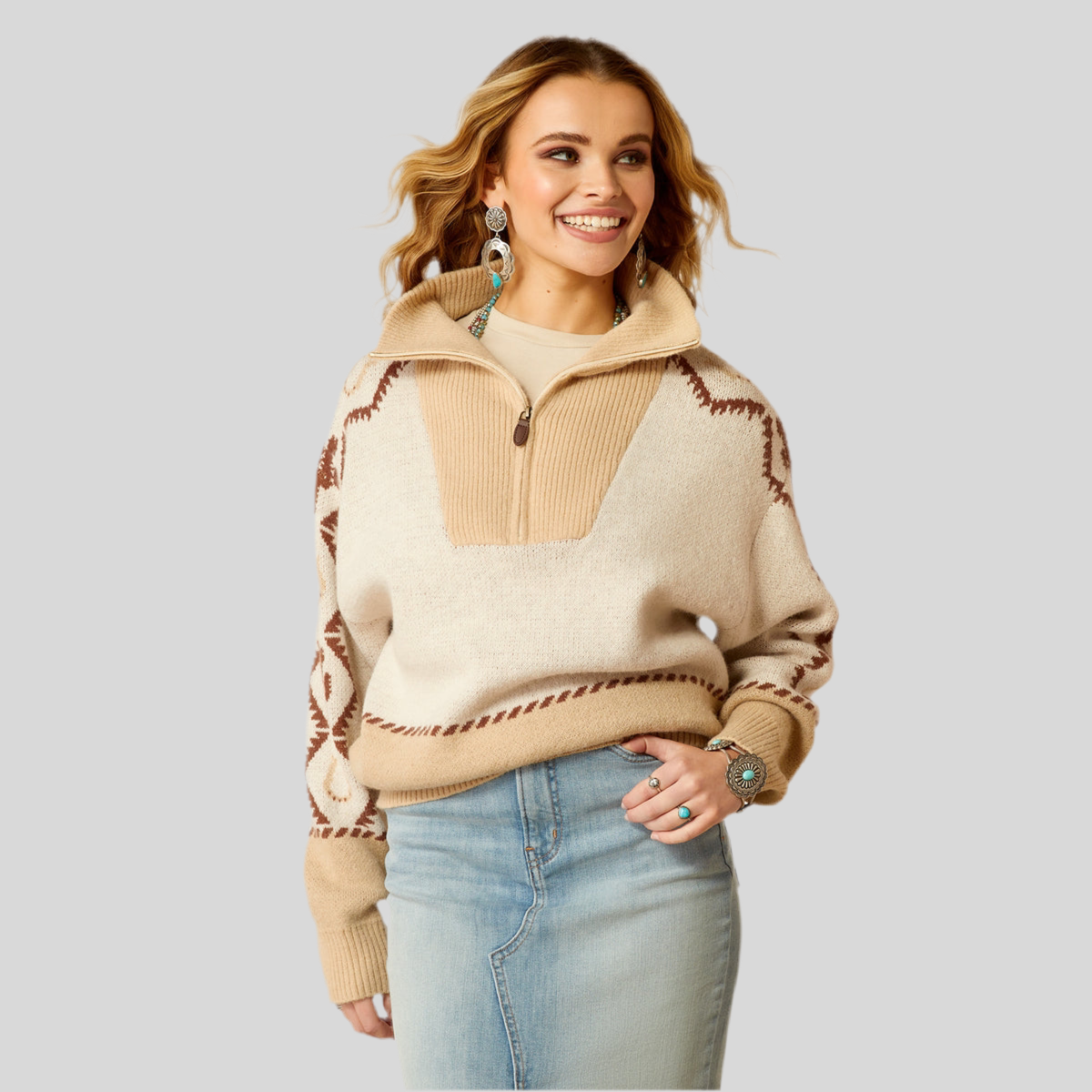 Chamarra Dama Ariat WILD WEST SWTR 10052607