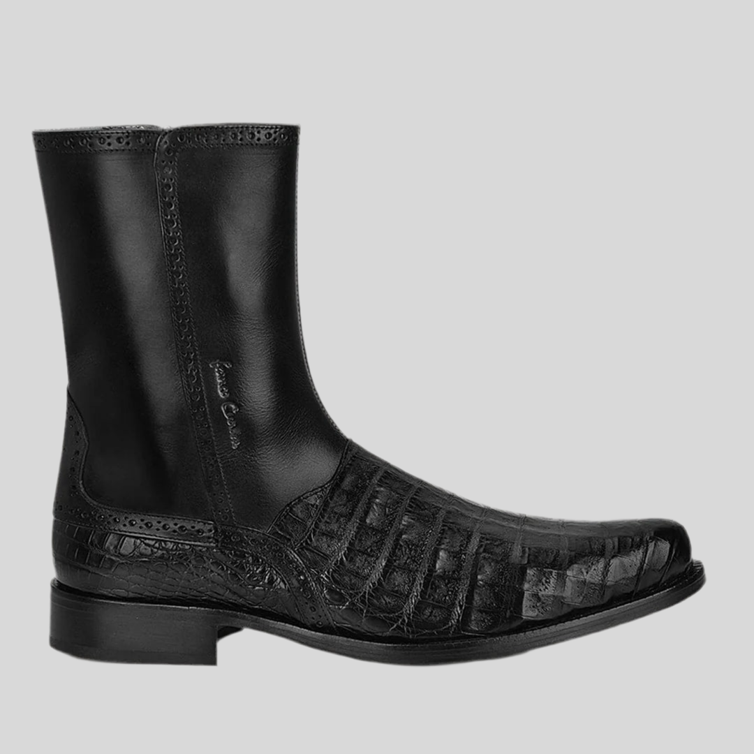 Botin Cuadra Caballero #827FWTS Caiman Negra.