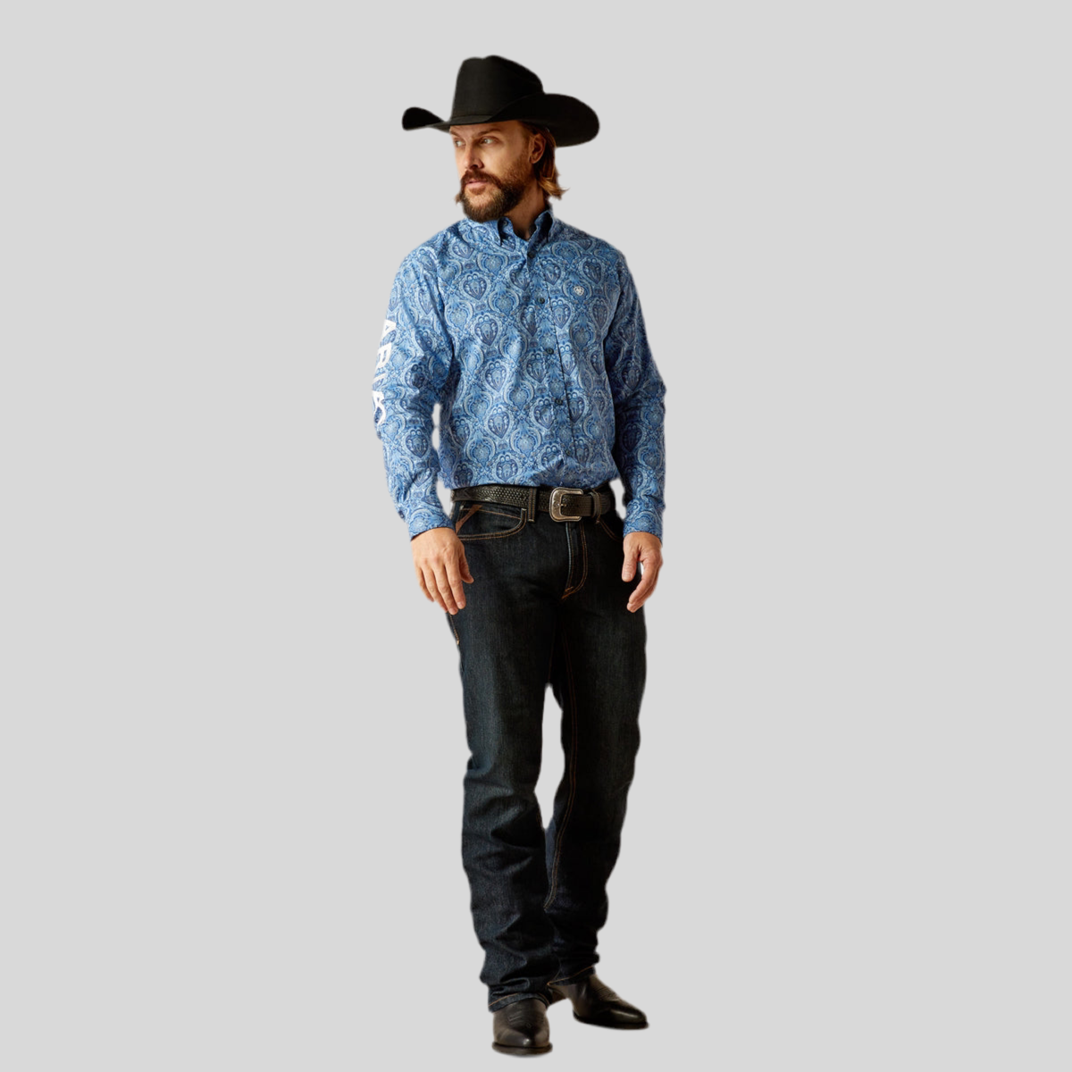 Camisa Ariat Team Kellan Corte Fitted 10052627