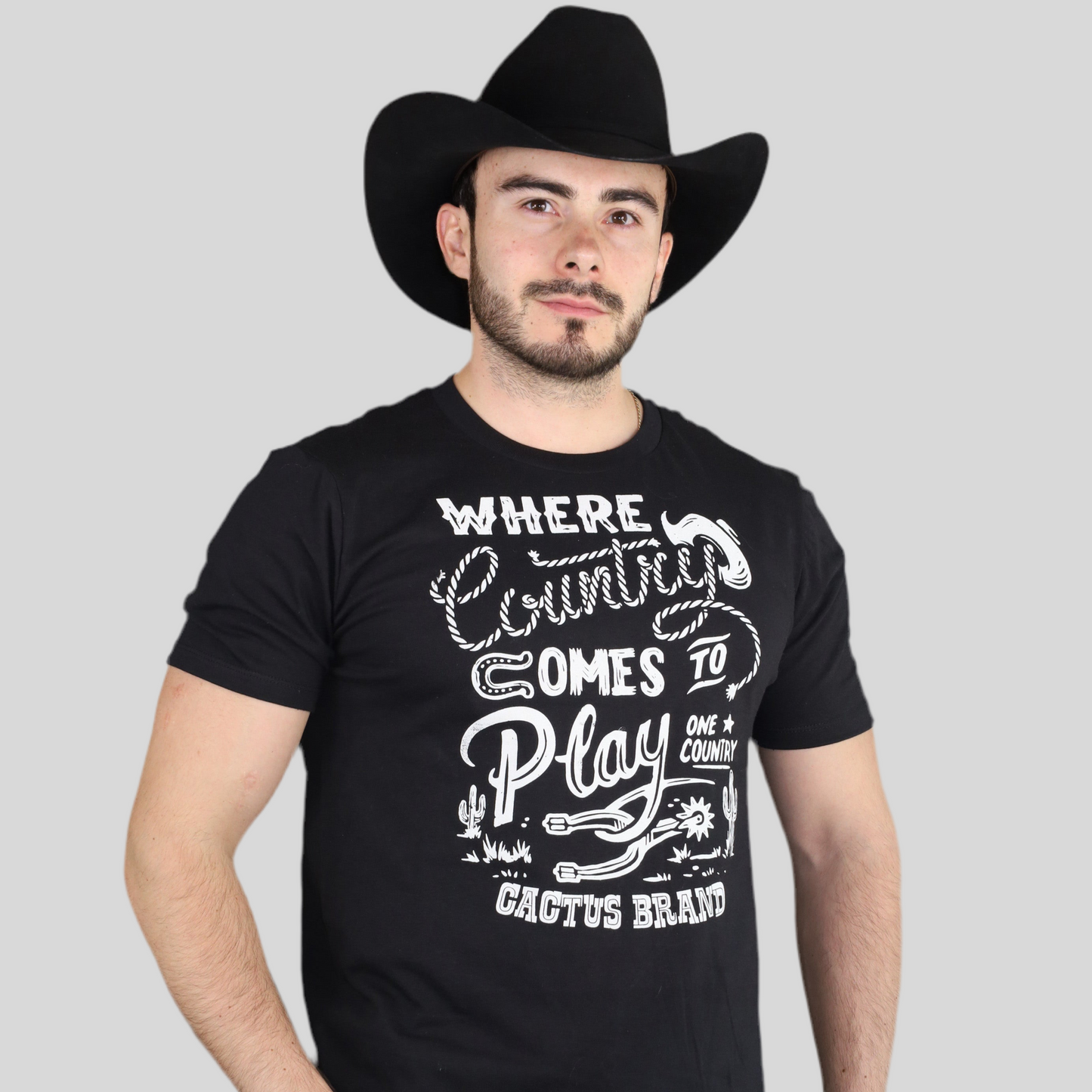Playera Cactus Brand Where Country