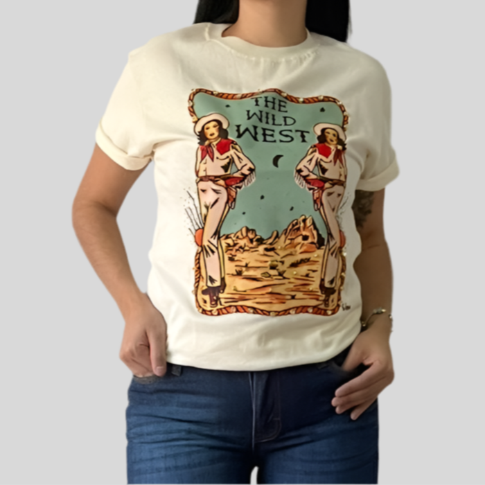 Playera Cactus Brand Wild