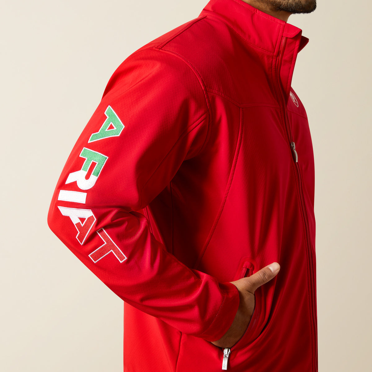 Chamarra Ariat New Team Softshell México Rojo 10033525