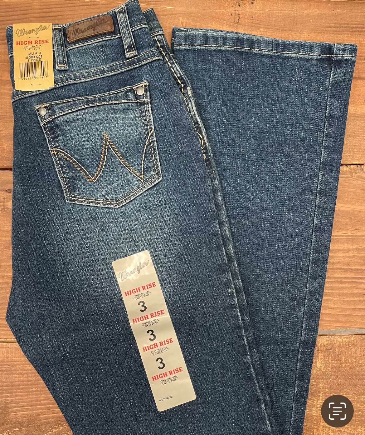 Pantalón Wrangler #0922 High Rise