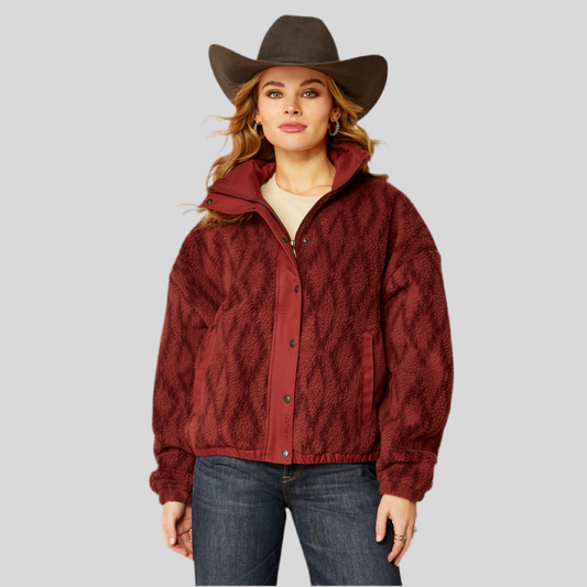 Sherpa Blocked JKT Tonal Port Print 10052399
