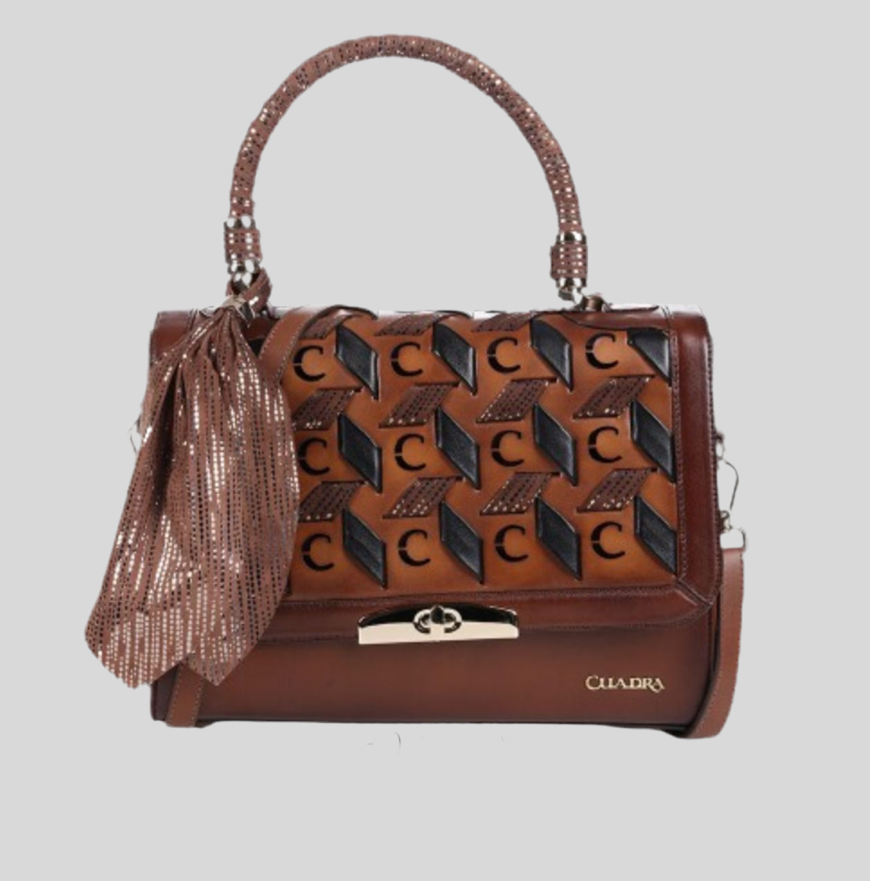 Bolsa Cuadra Res Azteca Miel.