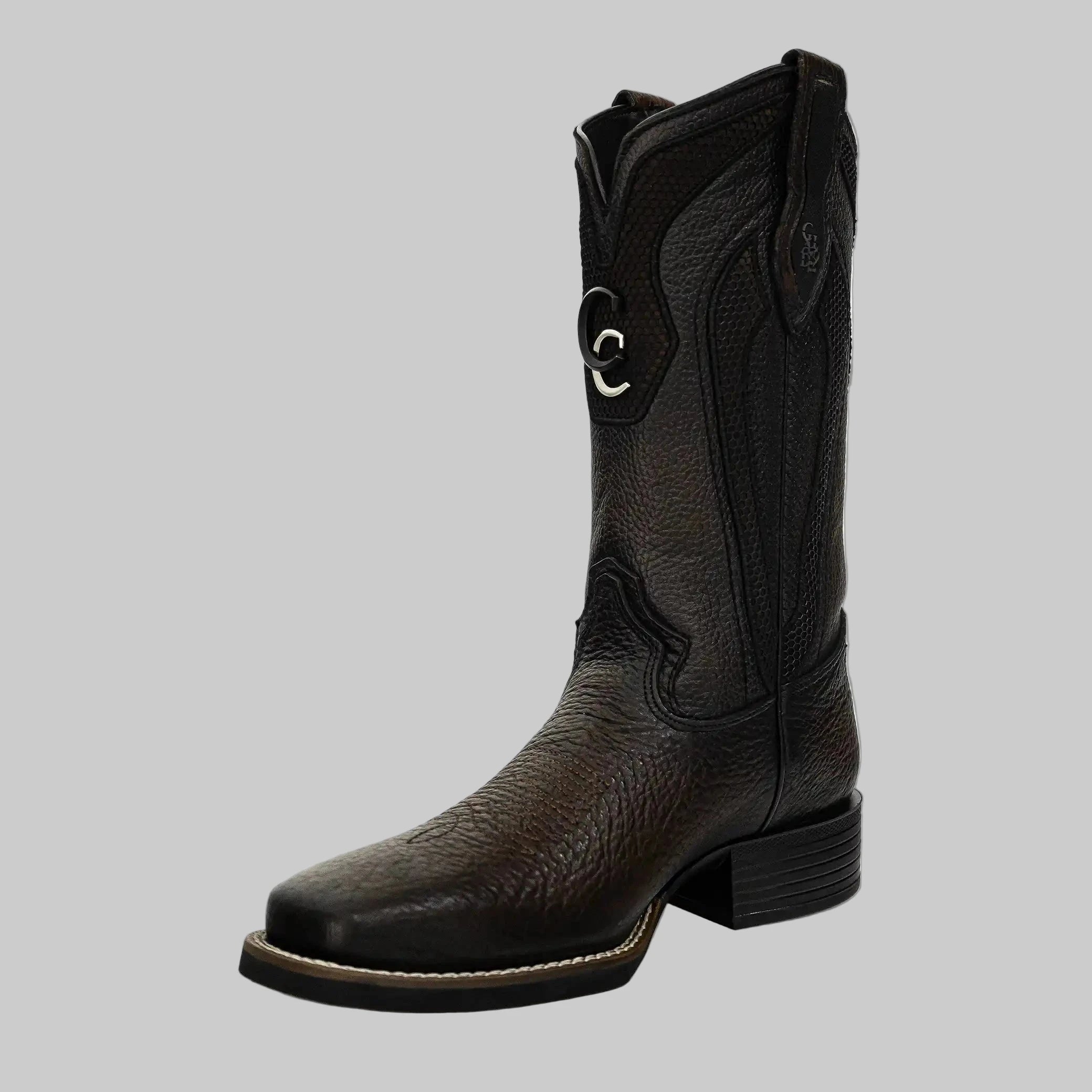 Bota de venado italiano negro #3Z3CVE