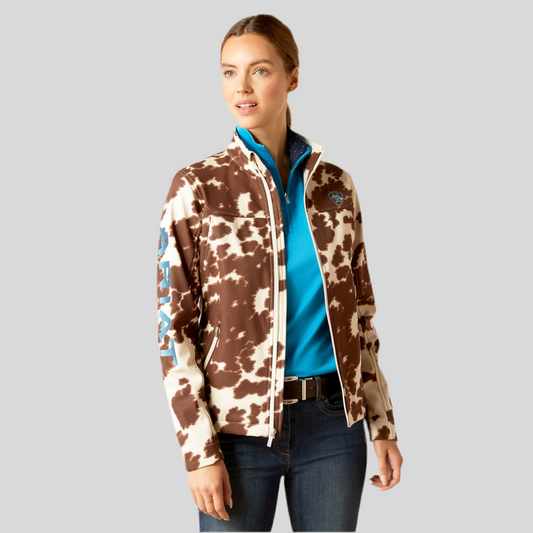 Chamarra Ariat New Team Softshell Estampado Pony 10046487
