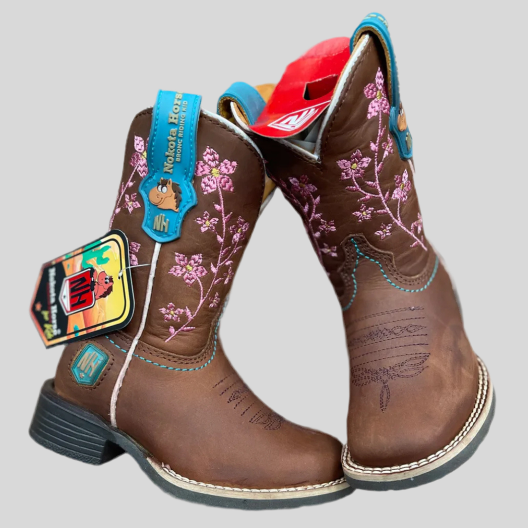 Bota Nokotita Kids #4379 Crazy H Miel. BETTY 15