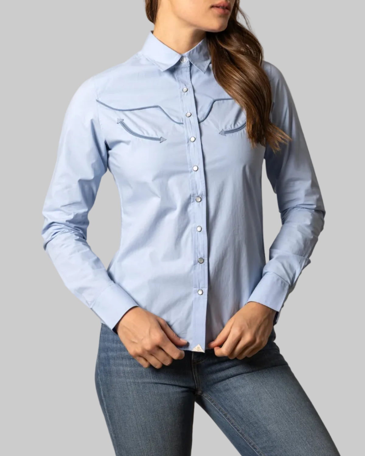 Camisa Kimes Ranch Logo Horn Long Sleeve