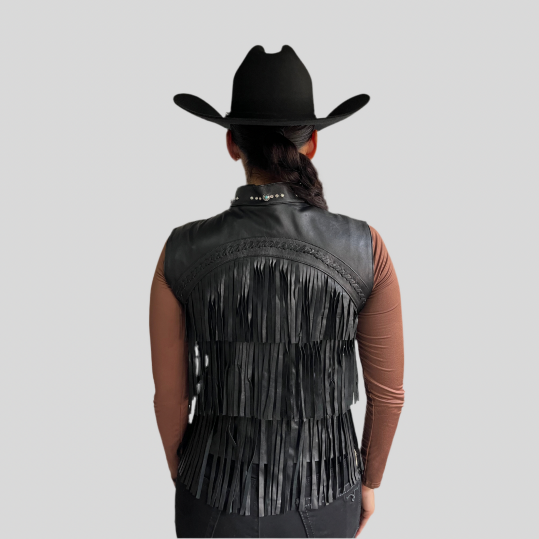 Chaleco Dama STR piedra turquesa