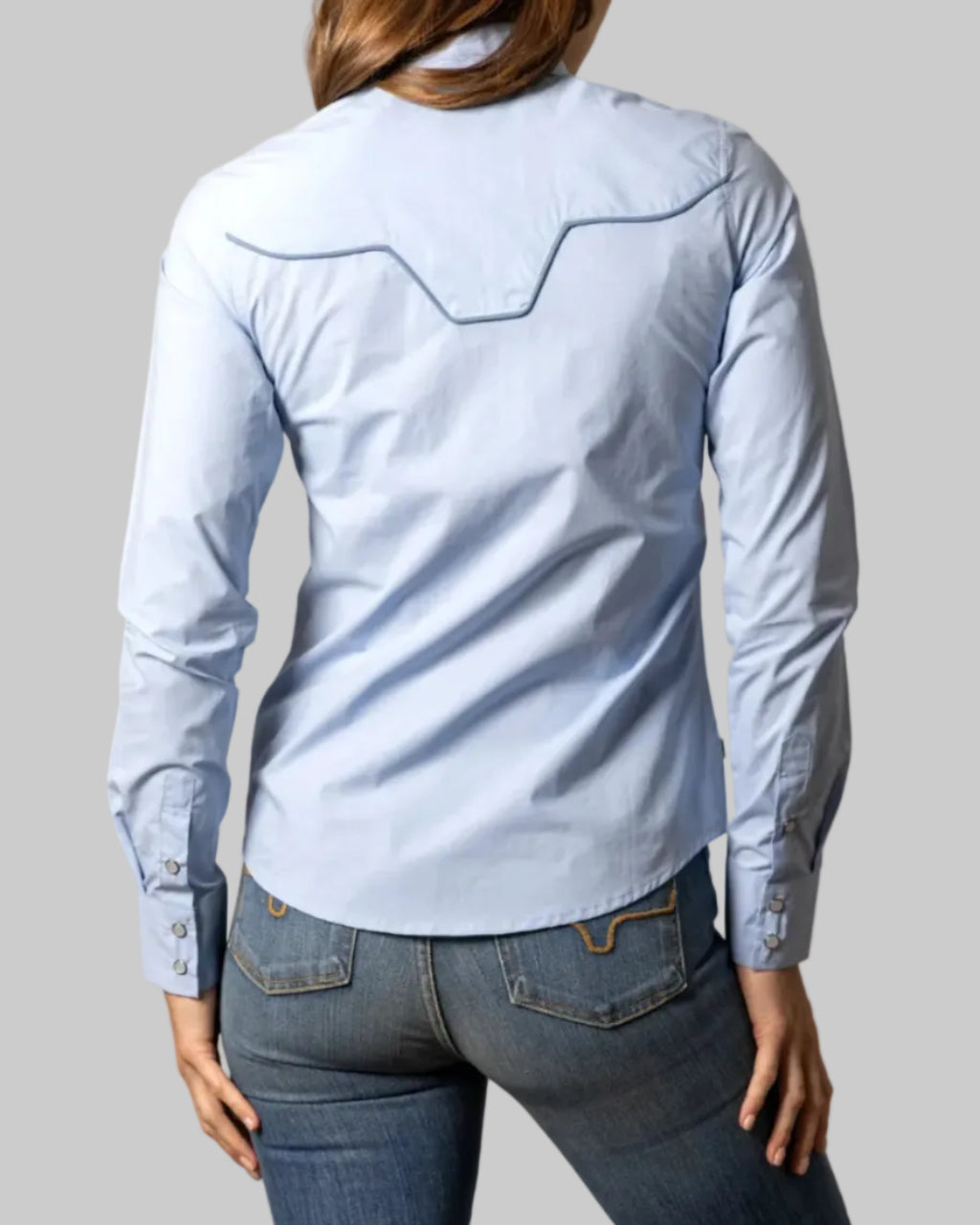 Camisa Kimes Ranch Logo Horn Long Sleeve