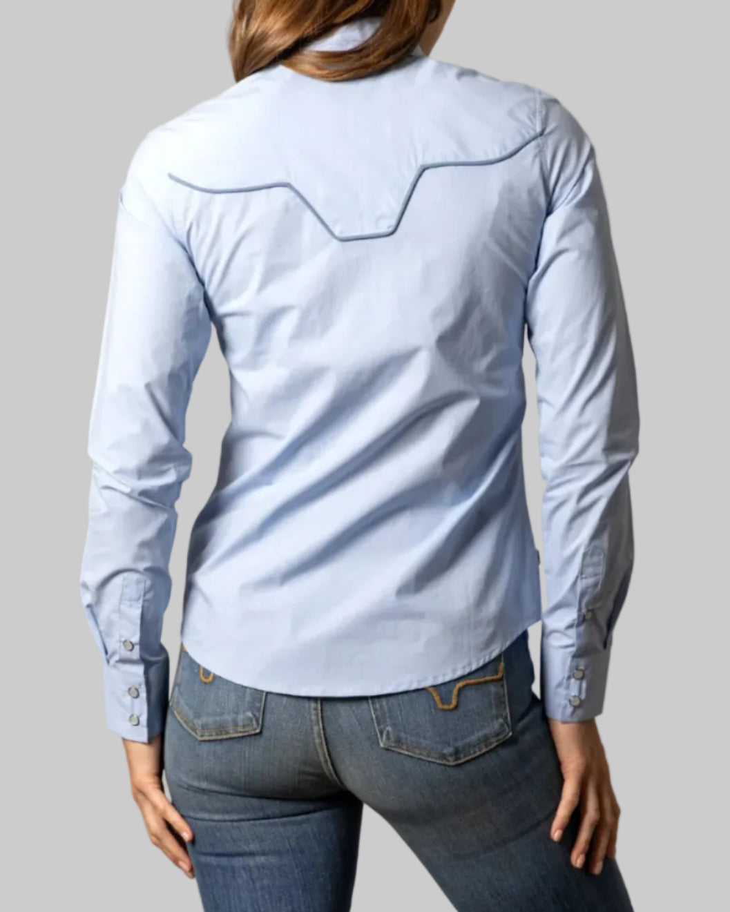 Camisa Kimes Ranch Logo Horn Long Sleeve