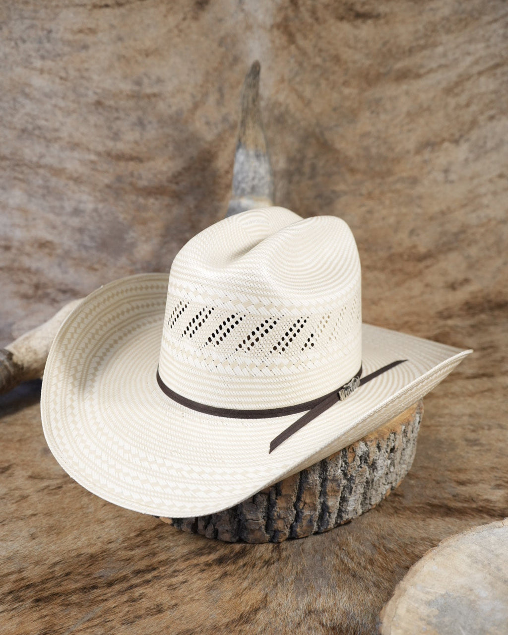 Sombrero West Point 100X Durango Bicolor Randado Diagonal