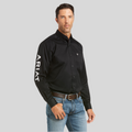 Camisa Ariat Team Logo Twill Negro Corte Fitted