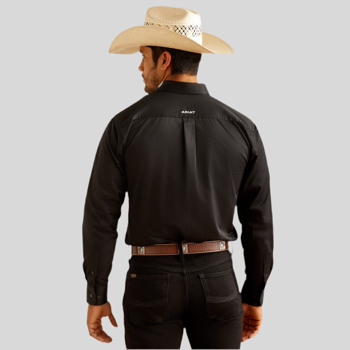 Camisa Ariat Team Logo México Negro