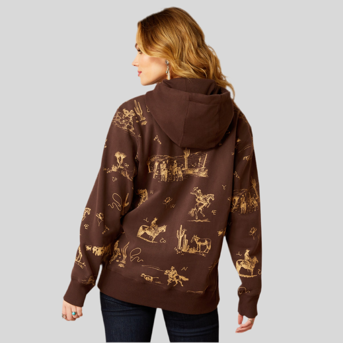 Sudadera Ariat Ranchin Hood Ranchin Print