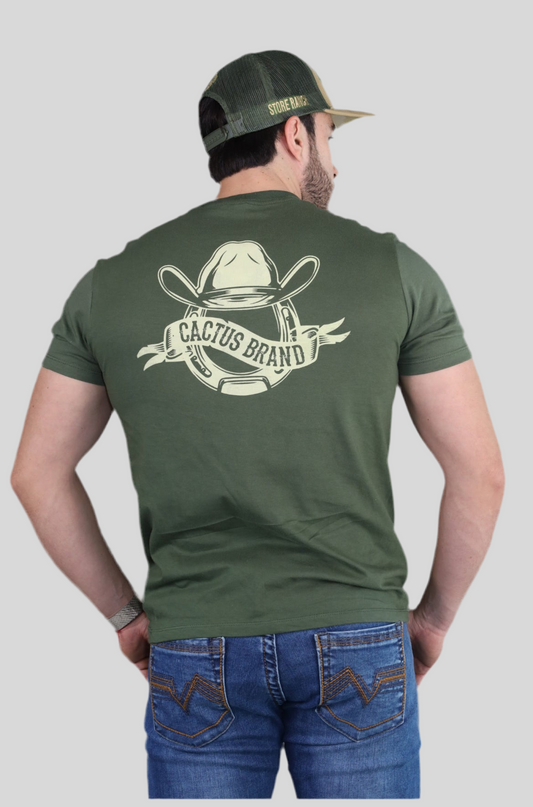 Playera Cactus Brand Militar