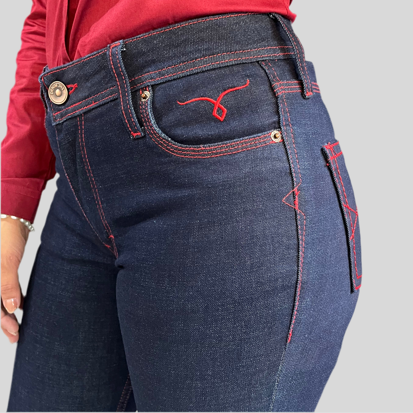 Pantalón Cactus Brand Laredo Cherry