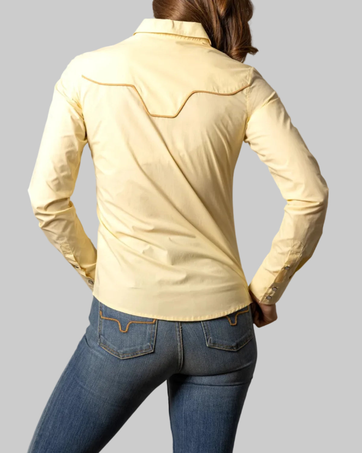 Camisa Kimes Ranch Logo Horn Long Sleeve