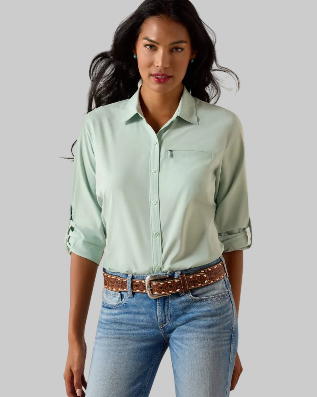 Camisa Ariat Silt Green VentTek