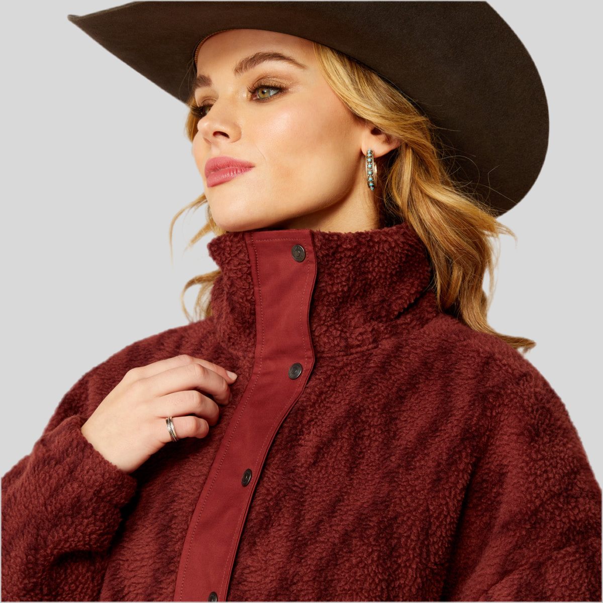 Sherpa Blocked JKT Tonal Port Print 10052399