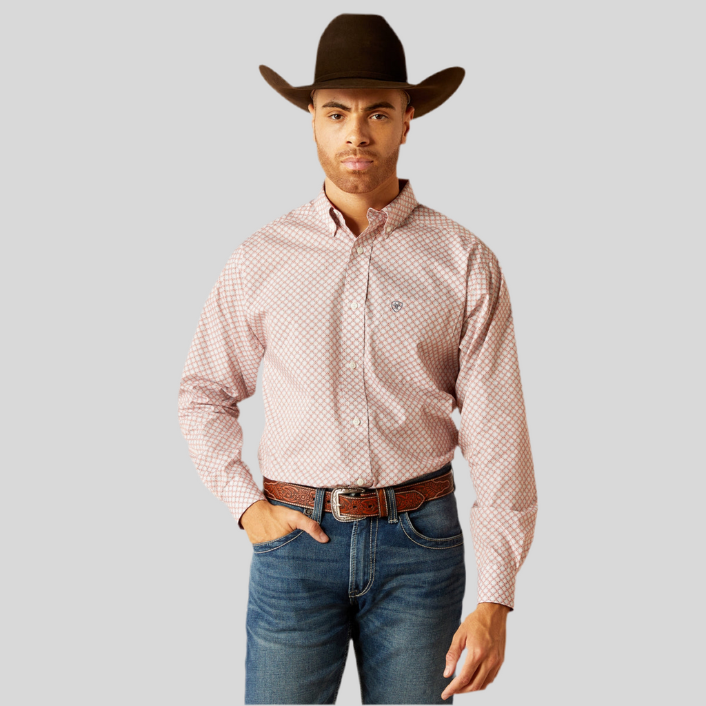 Camisa Ariat Libre De Arrugas Larson Corte Clásico