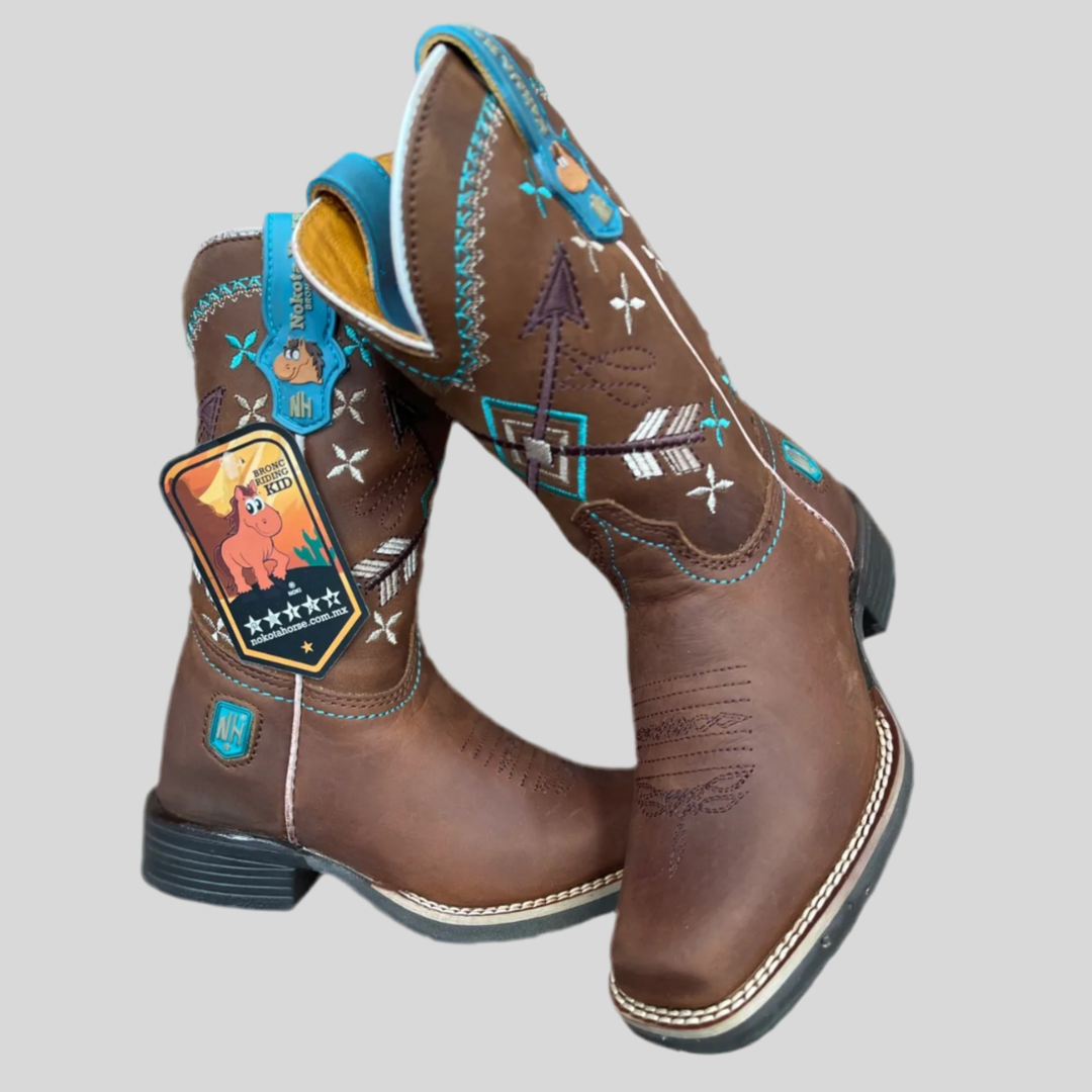 Bota Nokotita Kids #4378 Crazy H Miel. JESSY 10