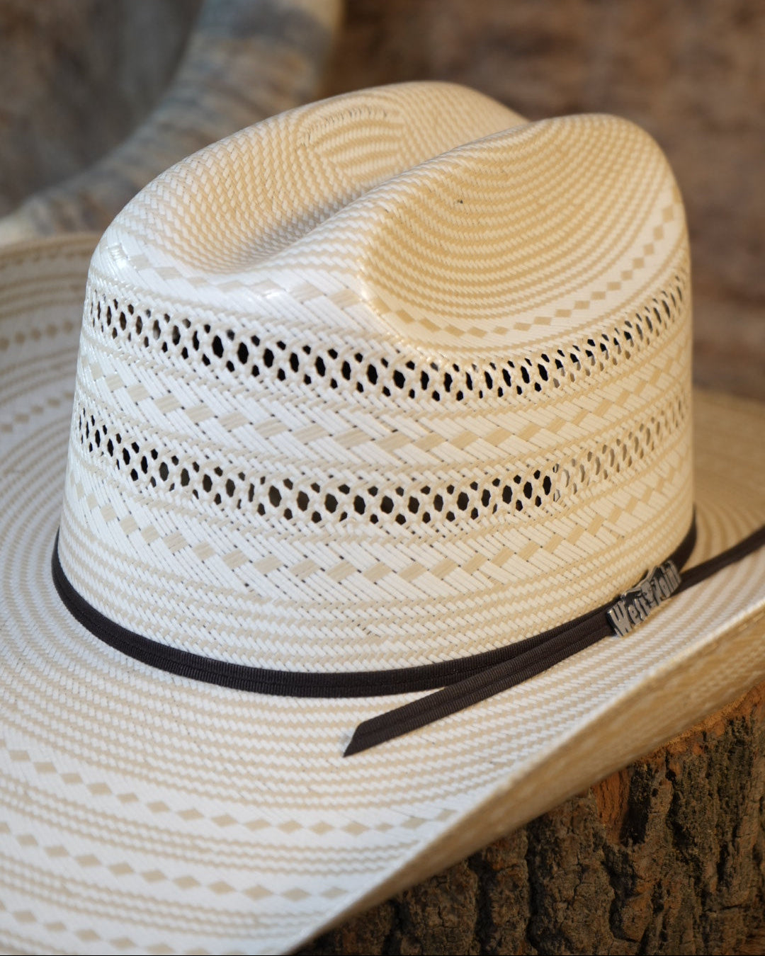 Sombrero West Point 100X George Bicolor Doble Randado