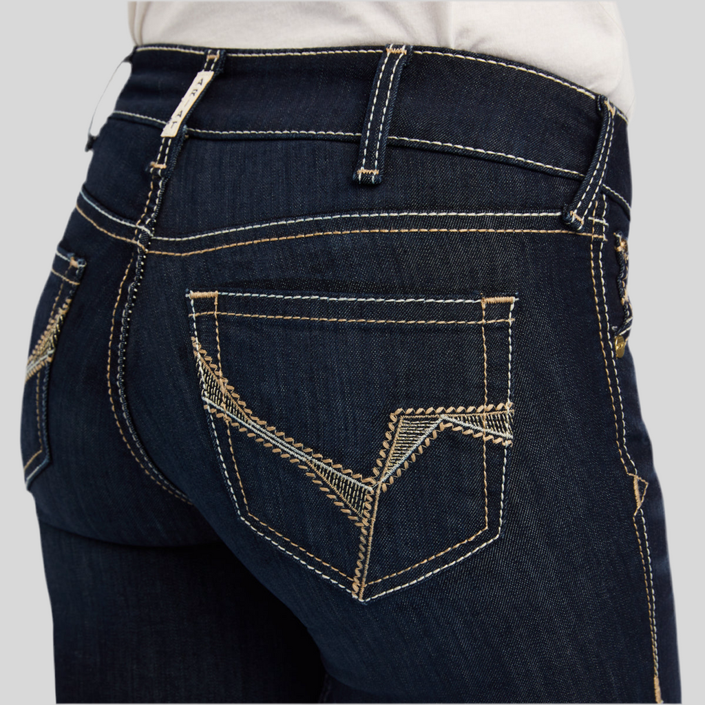 Jeans Ariat R.E.A.L. Danna Tiro Perfecto Ajuste de Flecha Corte Bota 10041063