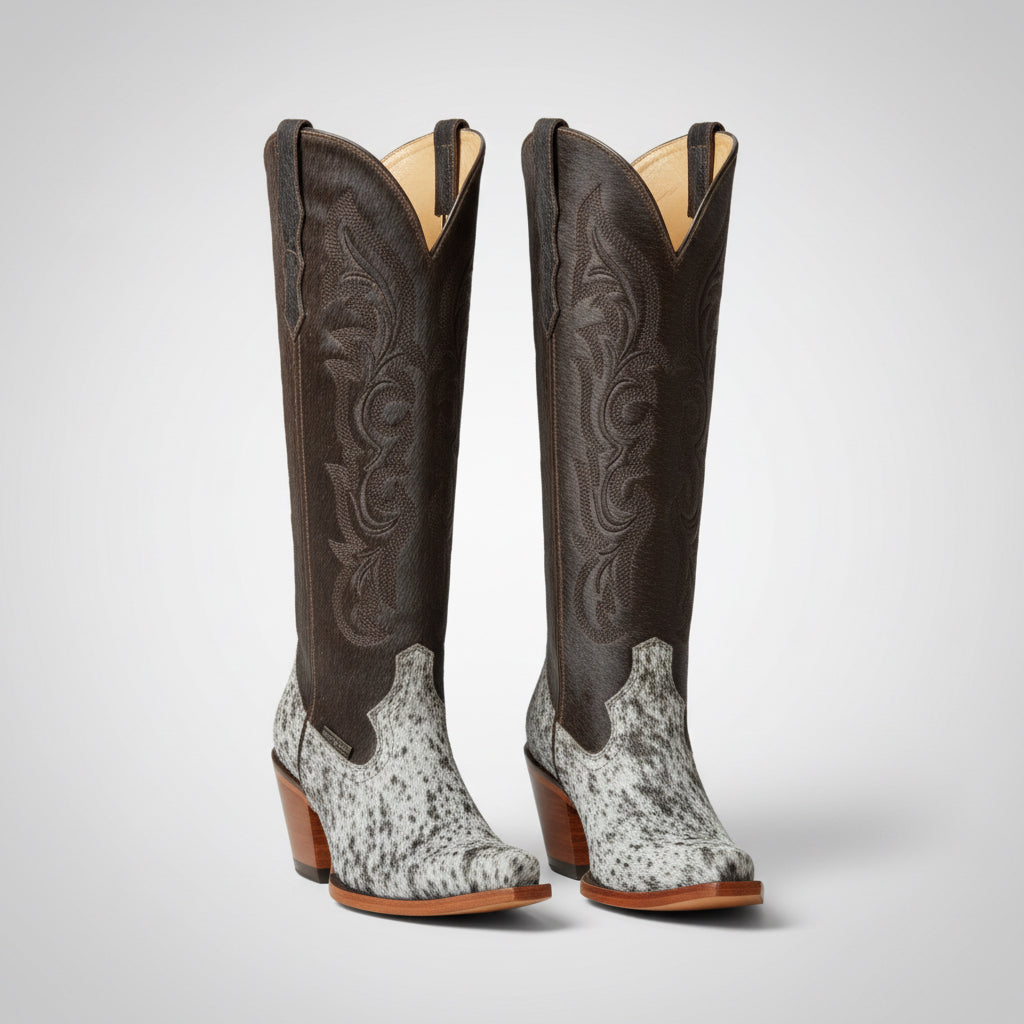 Bota Desobediente Junia Pelo de Vaca