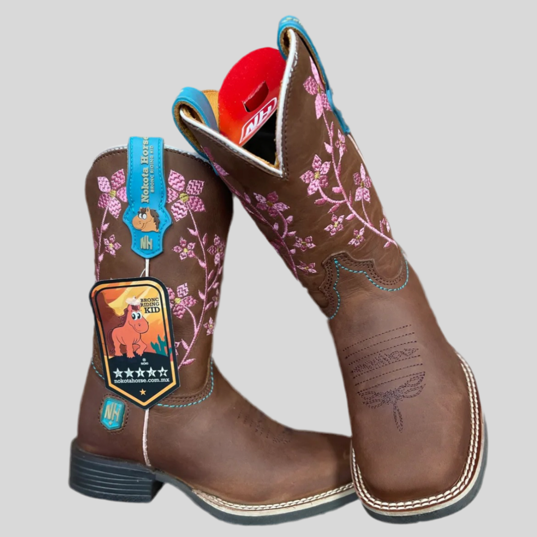 Bota Nokotita Kids #4380 Crazy H Miel. BETTY 15