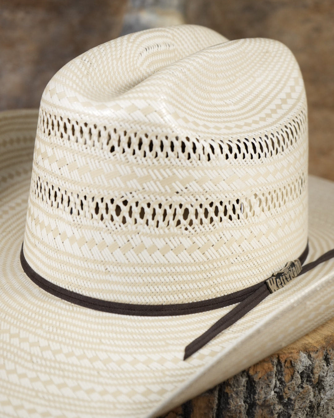 Sombrero West Point 100X Durango Bicolor Doble Randado