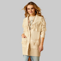 Suéter Ariat Luz Fringe Summer Sand